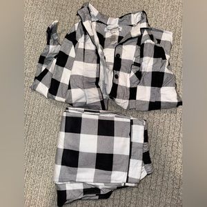 Plaid pajama set